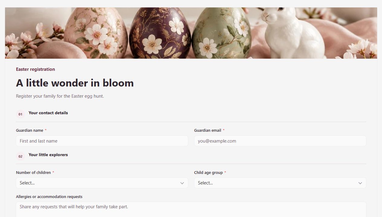 Easter Blossom Atelier on Oqtane
