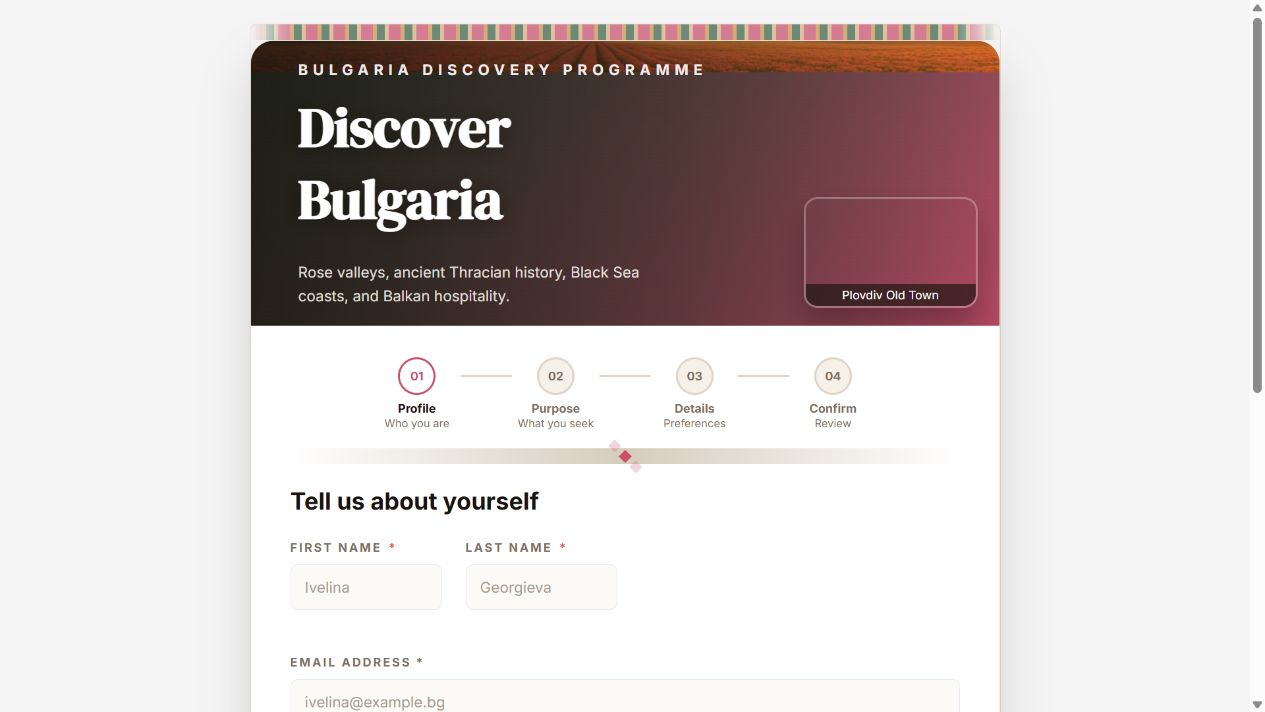 Bulgaria Discovery Programme on Oqtane