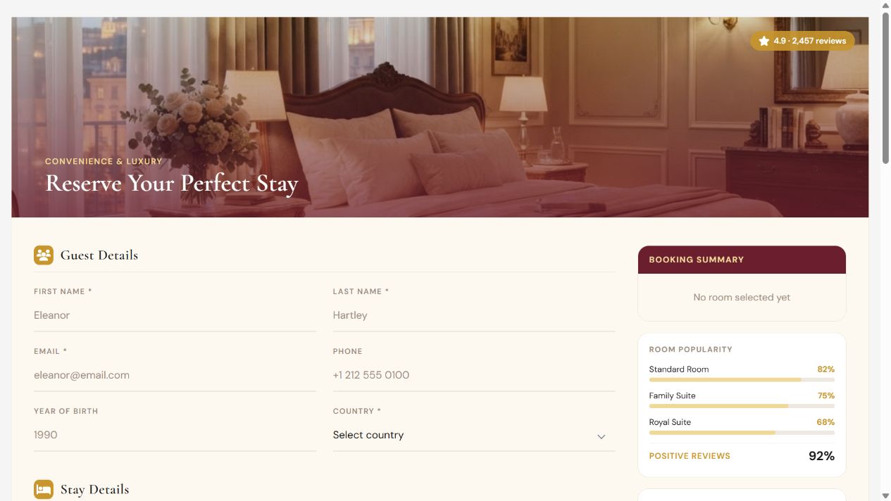 Reserve Your Perfect Stay on Oqtane