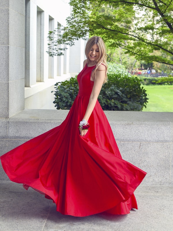 Silk Midi Dress